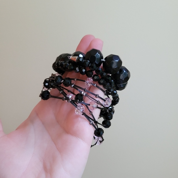 Faceted bead bracelet set - Picture 6 of 9